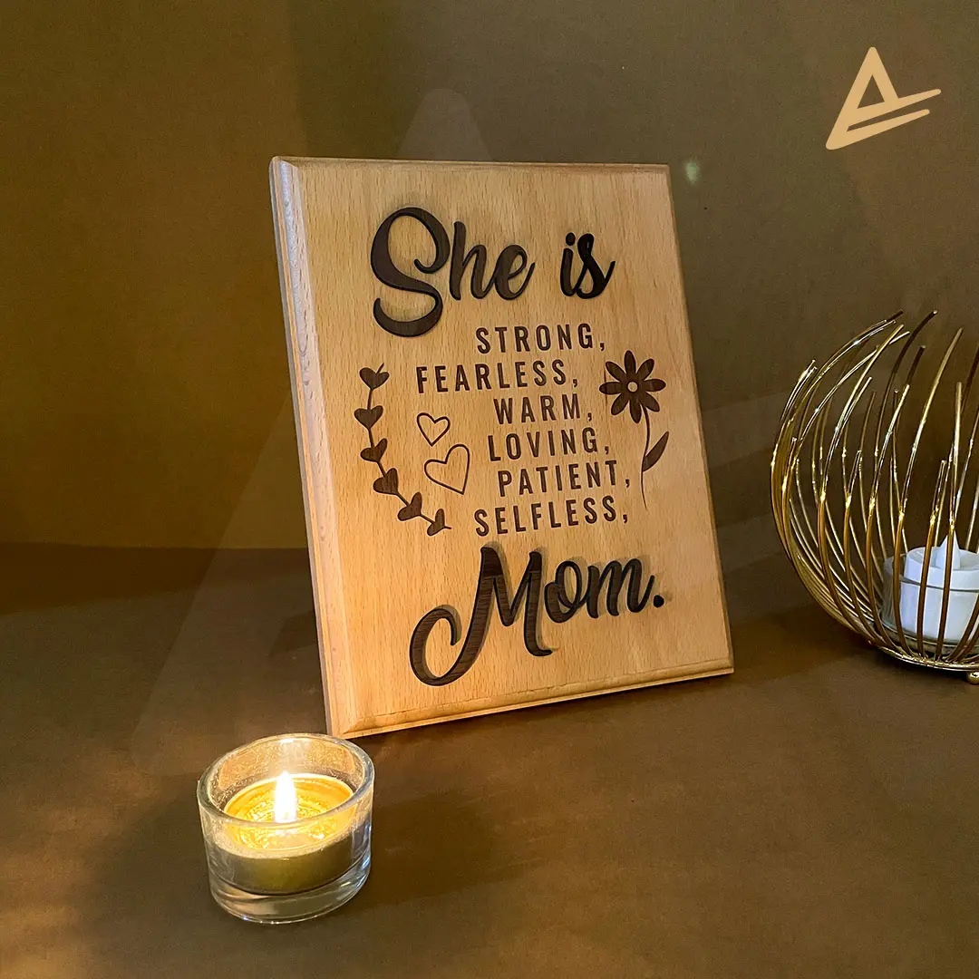 She Is My Mom Wooden Frame